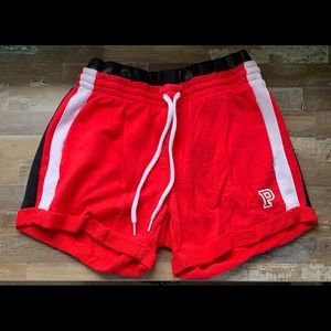 Pink work out shorts